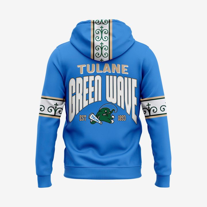 Tulane Green Wave football City Edition Roll Wave Hoodie
