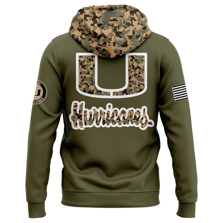 Hurricanes Military Camo Mode Hoodie 2025