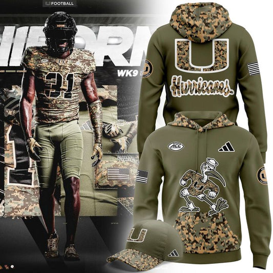Hurricanes Military Camo Mode Hoodie 2025
