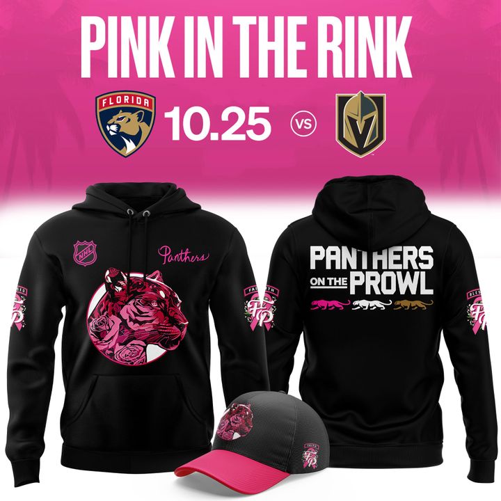 Florida Panthers 2025 Pink in the Rink Limited Edition Hoodie (V1)