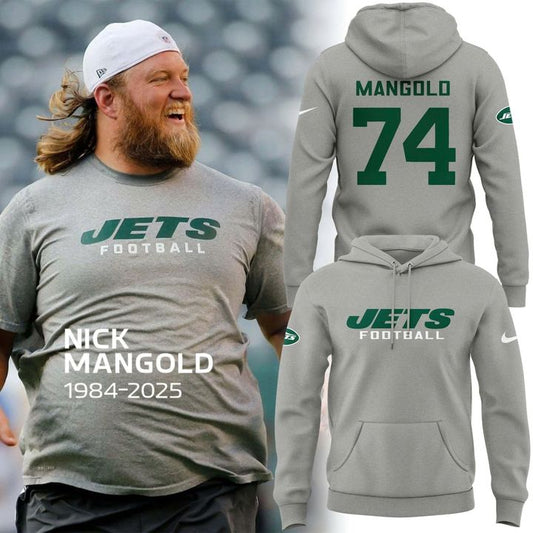 Special New York Jets In Memoriam Nick Mangold Hoodie.