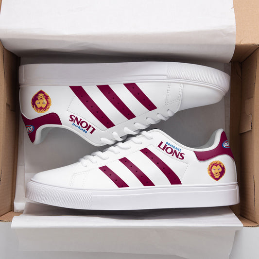 .Limited Edition Brisbane Lions Stan Smith Shoes
