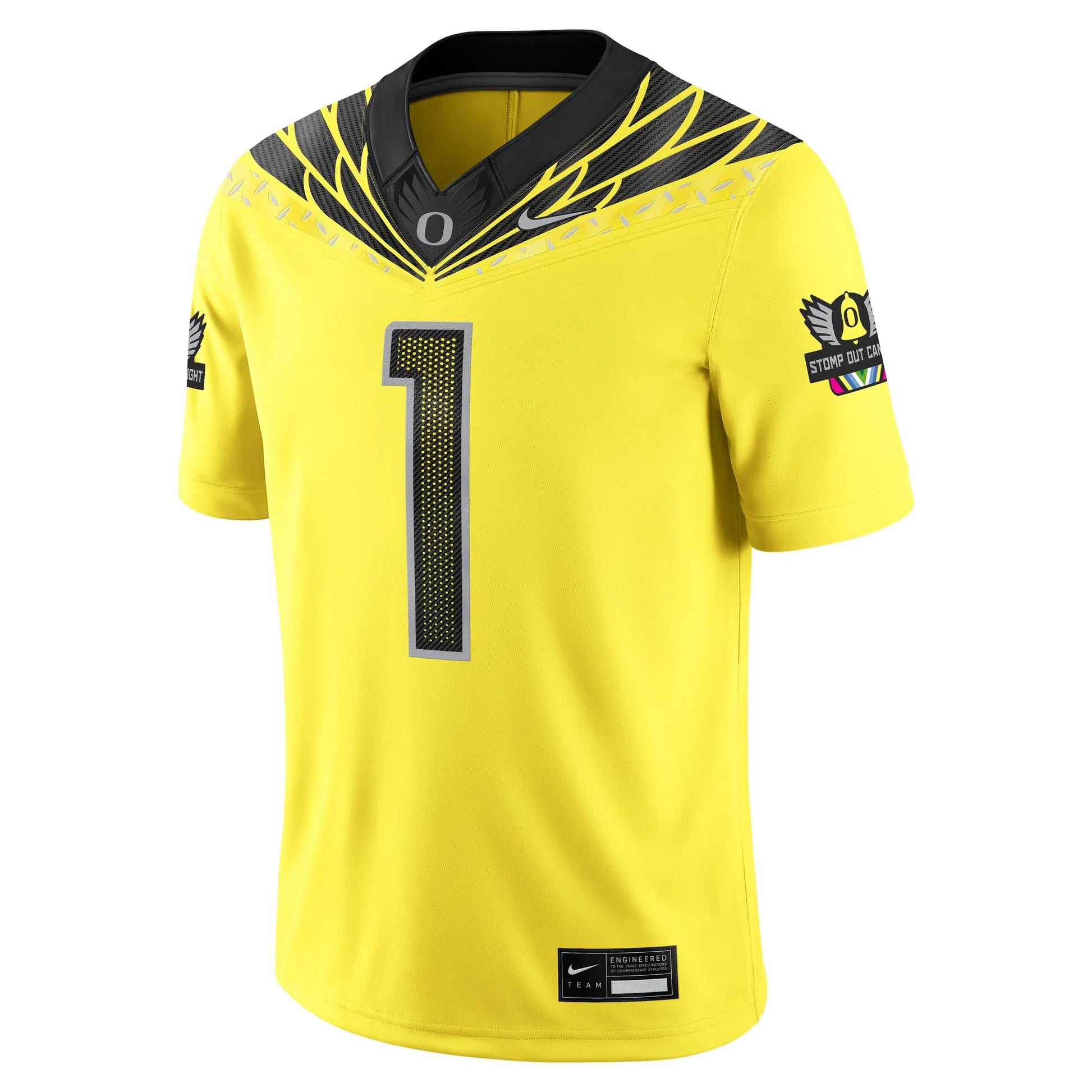 Yellow Oregon Ducks Alternate Game Football Jersey