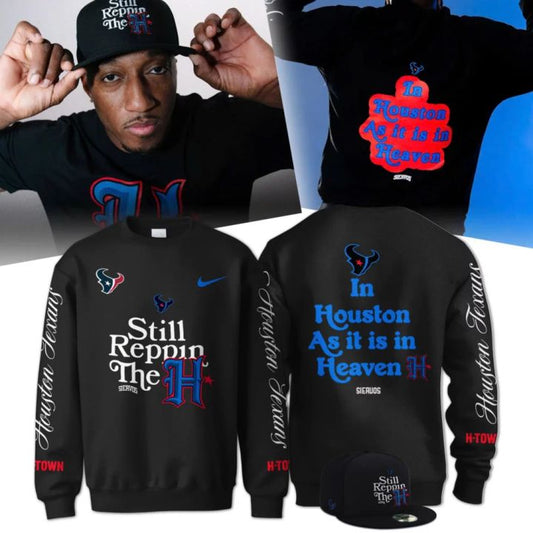 2. Lecrae x Houston Texans Black Limited Edition Sweatshirt