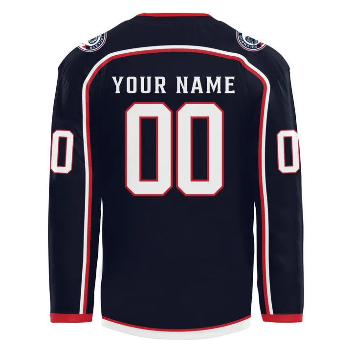 Columbus Blue Jackets 25th anniversary season jersey