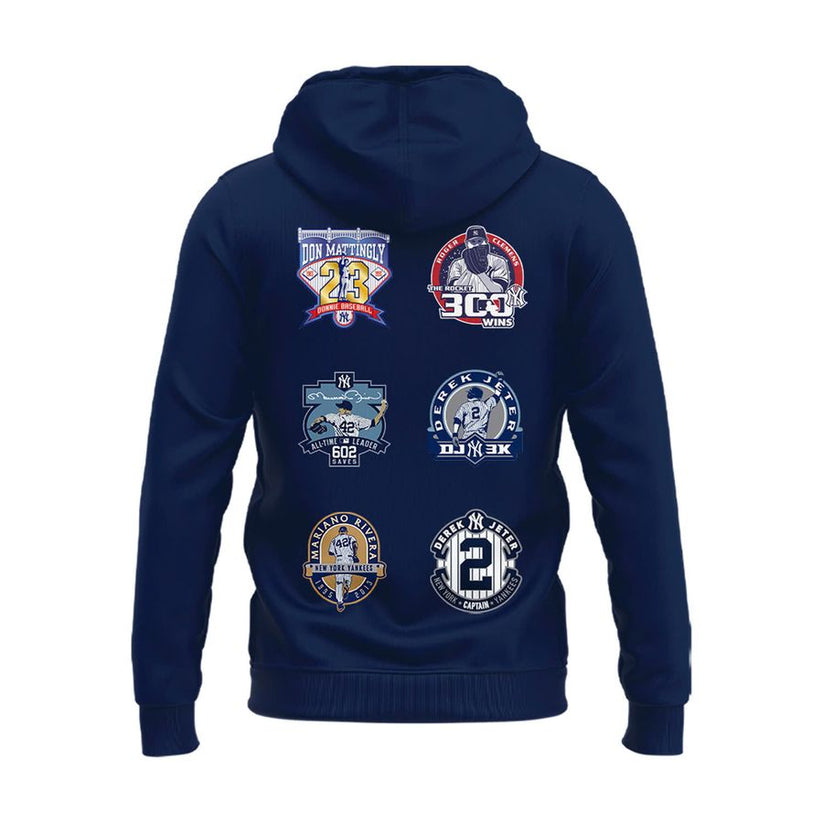 Special New October Baseball Old Patch Post Season 2025 Navy Hoodie