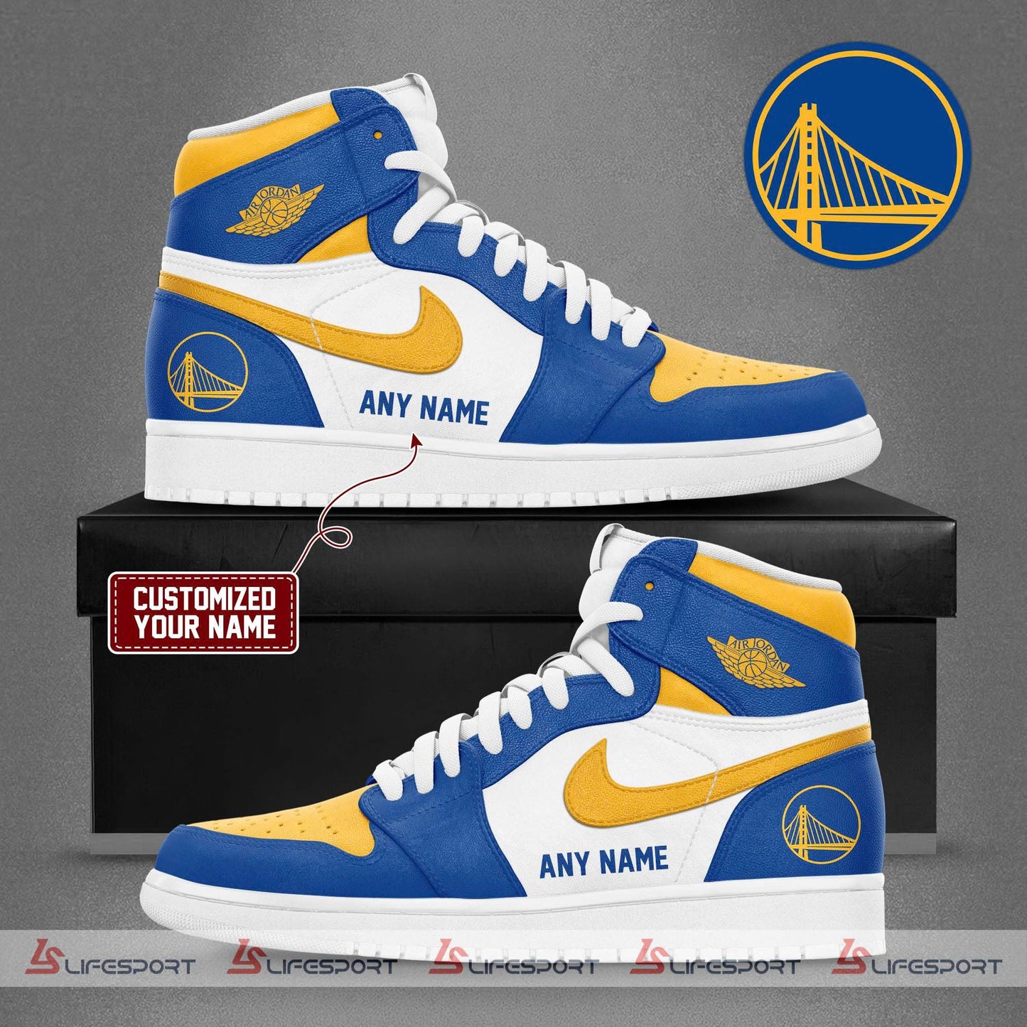 Special Edition 2024/25 Golden State Warriors  Air Jordan1 Shoes