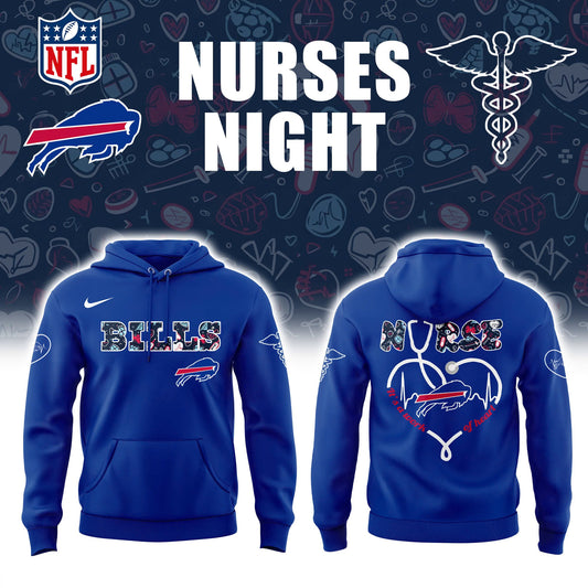 * Buffalo Bills NURSES NIGHT Hoodie | Jogger | Cap Limited Edition