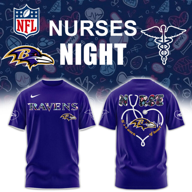 Baltimore Ravens NURSES NIGHT Tshirt | Jogger | Cap