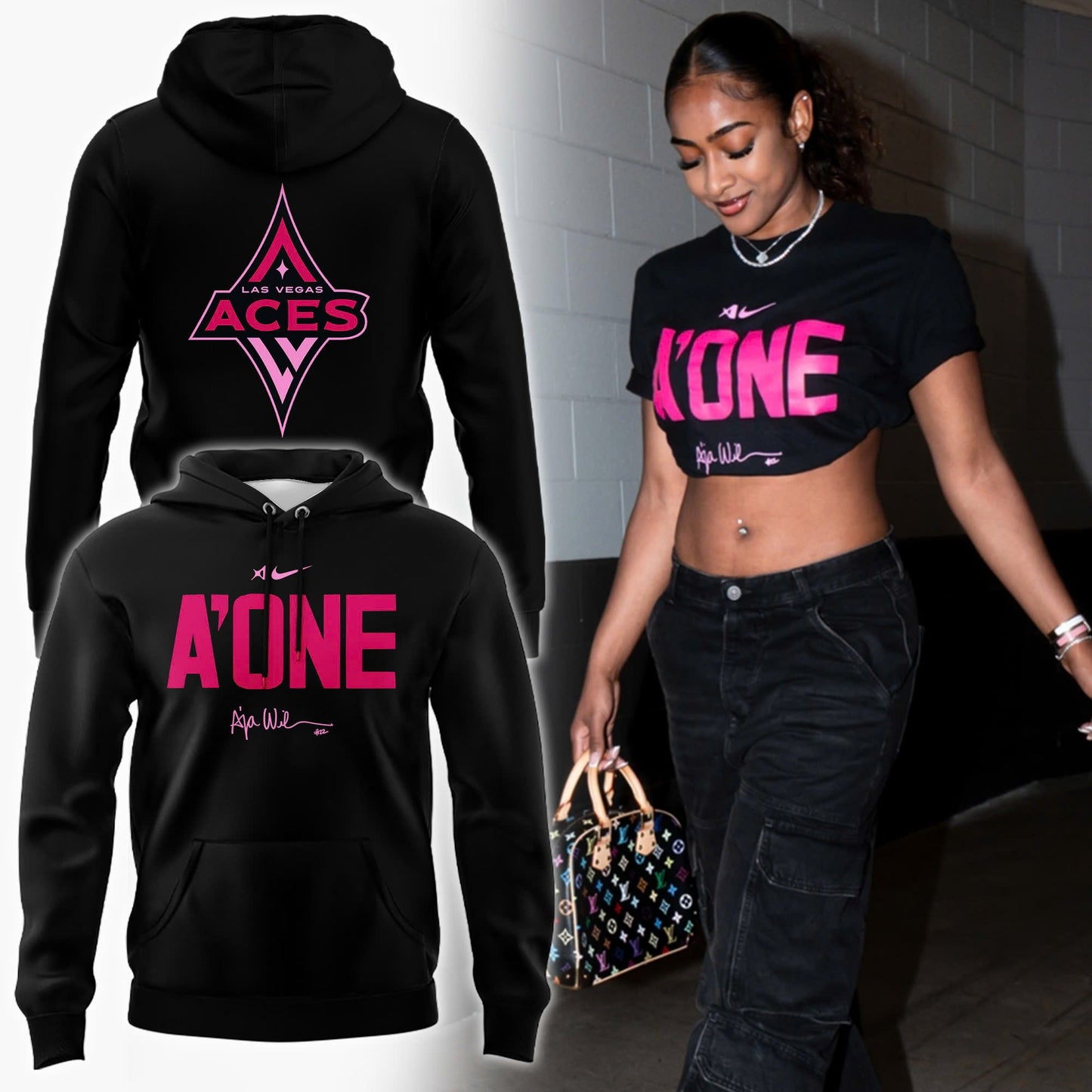 Special New A'ONE Las Vegas Aces Hoodie