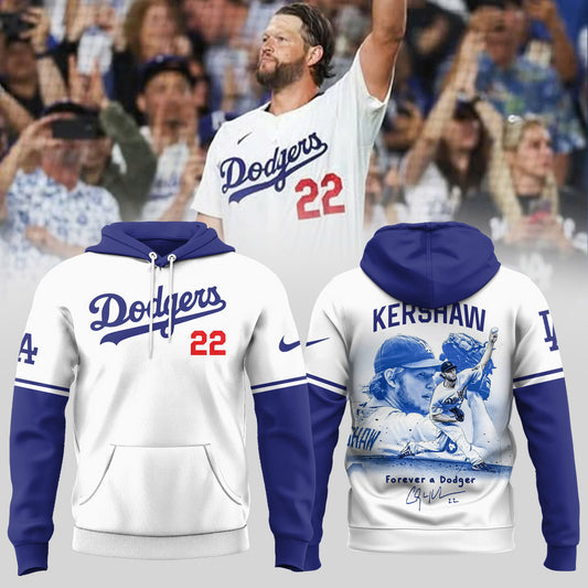 Forever a Dodger Baseball Hoodie – Kershaw 22 Tee