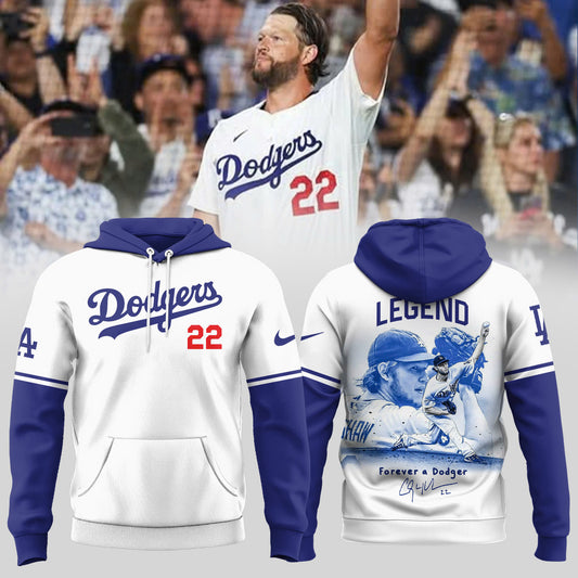 Forever a Dodger Baseball Hoodie – Kershaw 22 Tee