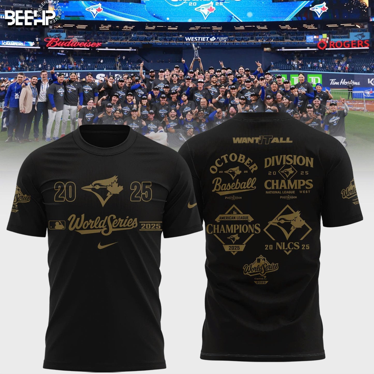 .Toronto Blue Jays 2025 American League Champions Limited Edition Shirt