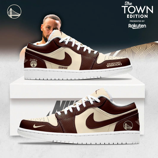 _Golden State Warriors 2025-26 City Edition Air Jordan 1 Low Sneaker