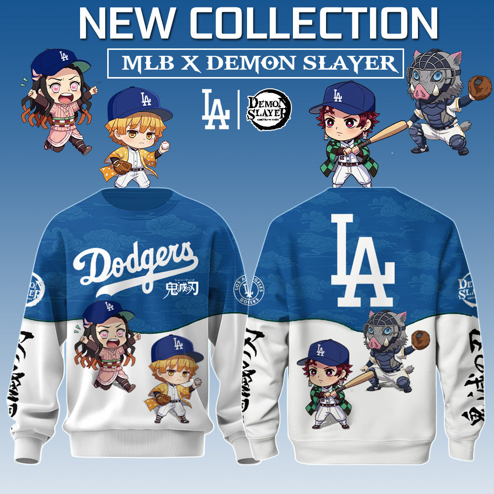 Los Angeles Dodgers MLB x Demon Slayer Special Edition Sweatshirt 2025