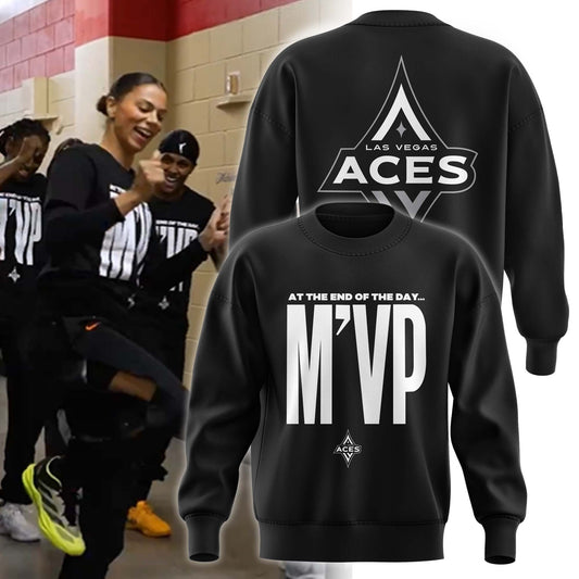 2024 Las Vegas Aces "At The End Of The Day M'VP" Sweatshirt
