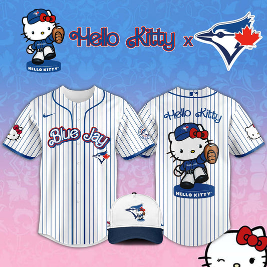 , Toronto Blue Jays MLB x Hello Kitty Night Jersey Editions Limited
