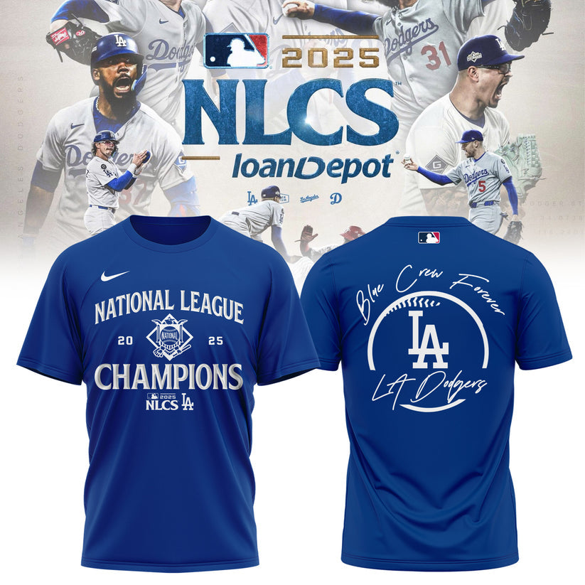Los Angeles Dodgers x NL Champions 2025 ” Blue Crew Forever “