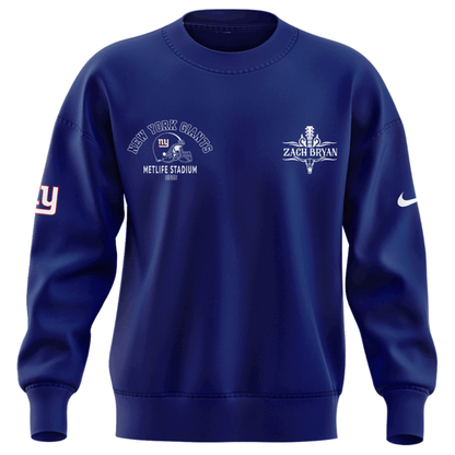 Exclusive Versio Zach Bryan x New York Giants Sweat 2025
