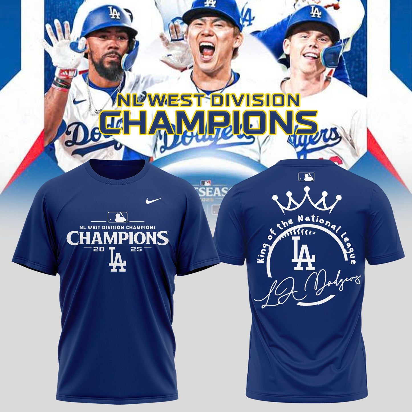 _Los Angeles Dodgers NL West Division Champions