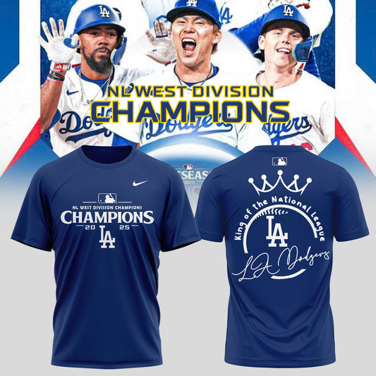 Los Angeles Dodgers T-Shirt NL West Division Champions