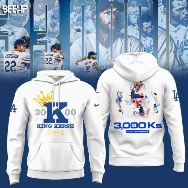 ..CLAYTON KERSHAW MAKES HISTORY AND JOINS THE 3,000 STRIKEOUT CLUB SHIRT