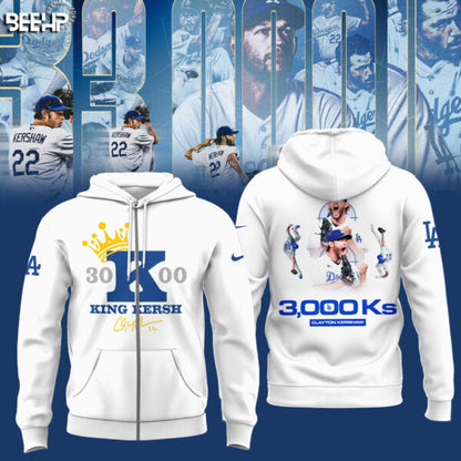 ..CLAYTON KERSHAW MAKES HISTORY AND JOINS THE 3,000 STRIKEOUT CLUB SHIRT