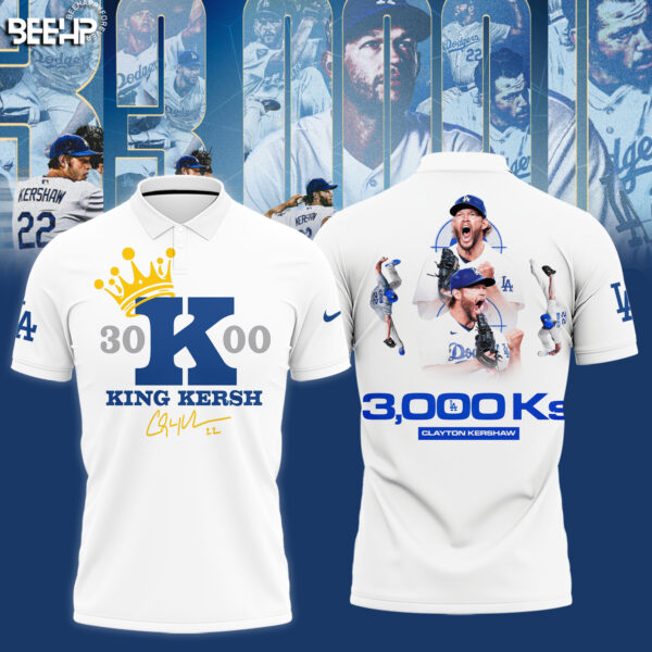 ..CLAYTON KERSHAW MAKES HISTORY AND JOINS THE 3,000 STRIKEOUT CLUB SHIRT