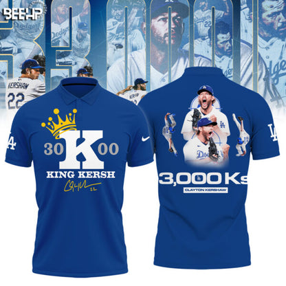 ..CLAYTON KERSHAW MAKES HISTORY AND JOINS THE 3,000 STRIKEOUT CLUB SHIRT