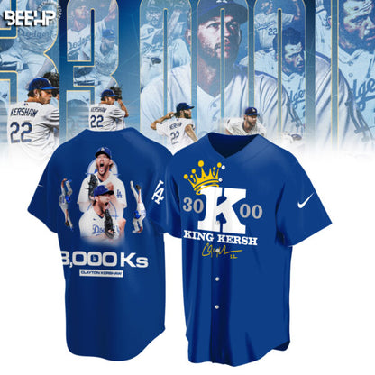 ..CLAYTON KERSHAW MAKES HISTORY AND JOINS THE 3,000 STRIKEOUT CLUB SHIRT