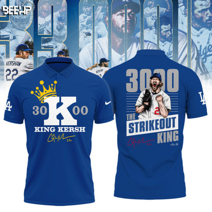 ..CLAYTON KERSHAW MAKES HISTORY AND JOINS THE 3,000 STRIKEOUT CLUB SHIRT