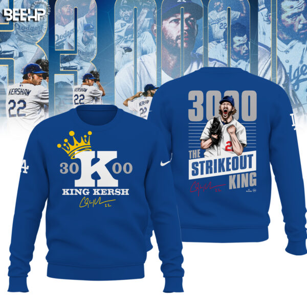 ..CLAYTON KERSHAW MAKES HISTORY AND JOINS THE 3,000 STRIKEOUT CLUB SHIRT