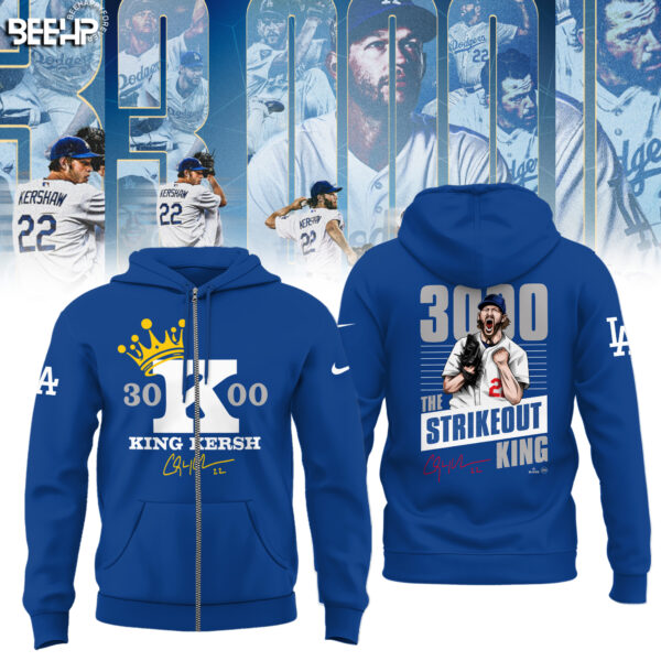 ..CLAYTON KERSHAW MAKES HISTORY AND JOINS THE 3,000 STRIKEOUT CLUB SHIRT