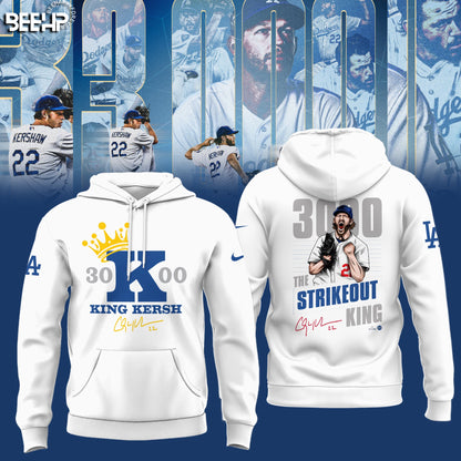 ..CLAYTON KERSHAW MAKES HISTORY AND JOINS THE 3,000 STRIKEOUT CLUB SHIRT
