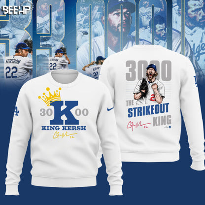 ..CLAYTON KERSHAW MAKES HISTORY AND JOINS THE 3,000 STRIKEOUT CLUB SHIRT
