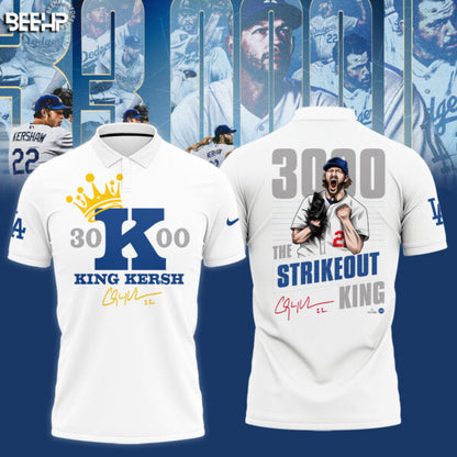 ..CLAYTON KERSHAW MAKES HISTORY AND JOINS THE 3,000 STRIKEOUT CLUB SHIRT