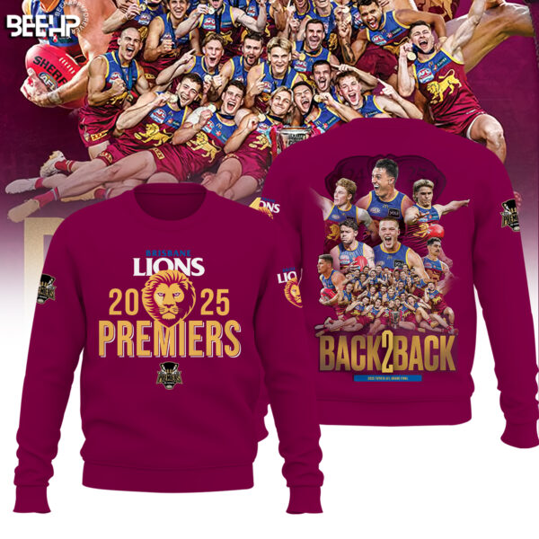 Brisbane Lions– AFL 2025 Champions Sweater v5