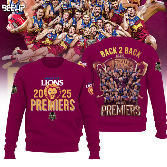 Brisbane Lions– AFL 2025 Champions Sweater v8