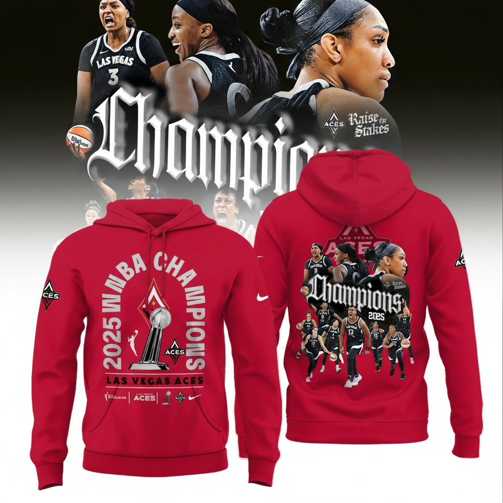 Las Vegas Aces 2025 WNBA Champions Limited Edition Hoodie