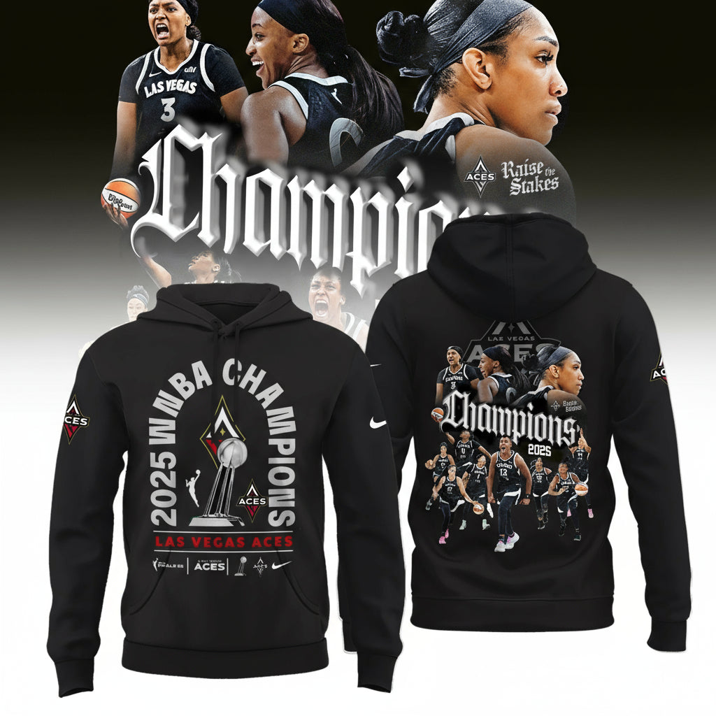 Las Vegas Aces 2025 WNBA Champions Limited Edition Hoodie