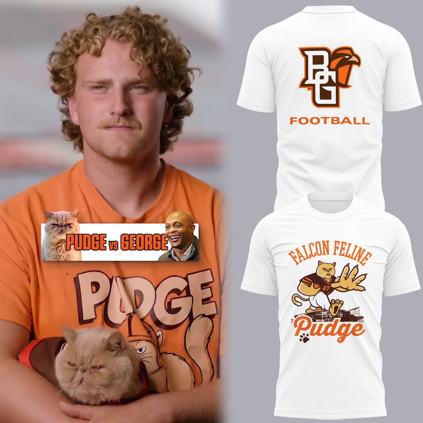 Pudge the Cat Football Limited Edition Shirt