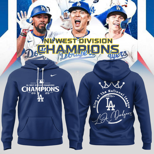Los Angeles Dodgers Hoodie NL West Division Champions