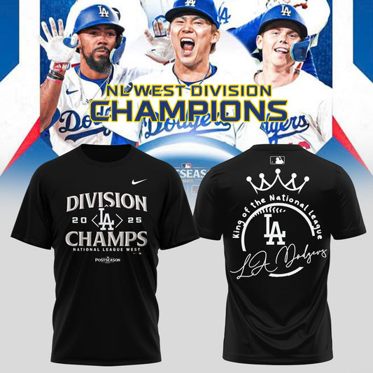 Los Angeles Dodgers T-Shirt NL West Division Champions
