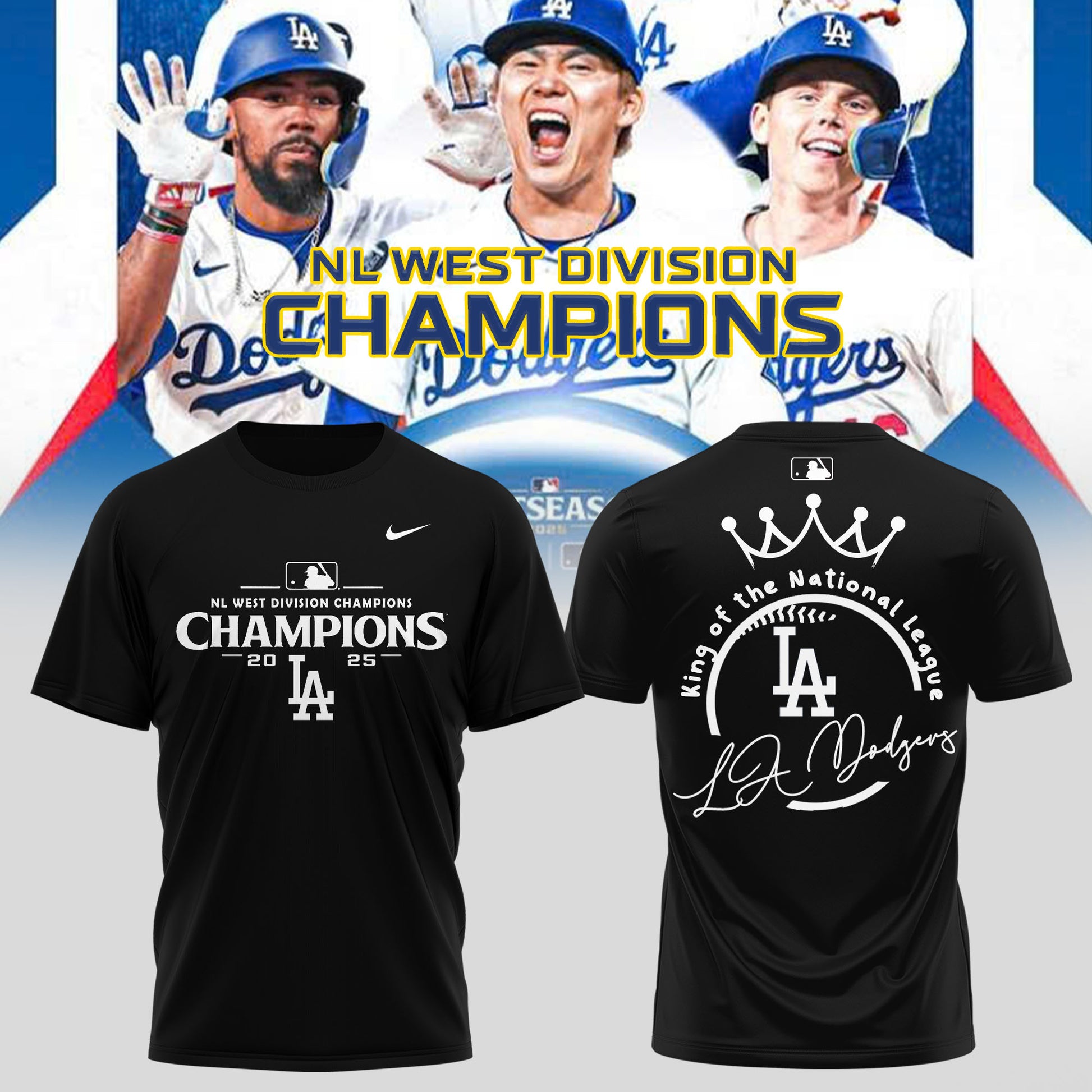 _Los Angeles Dodgers NL West Division Champions