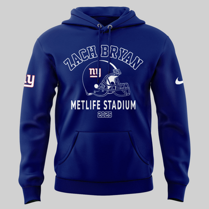 Exclusive Versio Zach Bryan x New York Giants Hoodie 2025