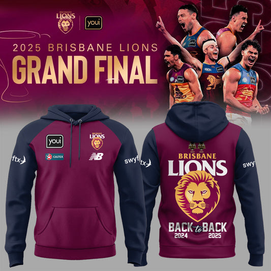 Brisbane Lions– AFL 2025 Champions Hoodie