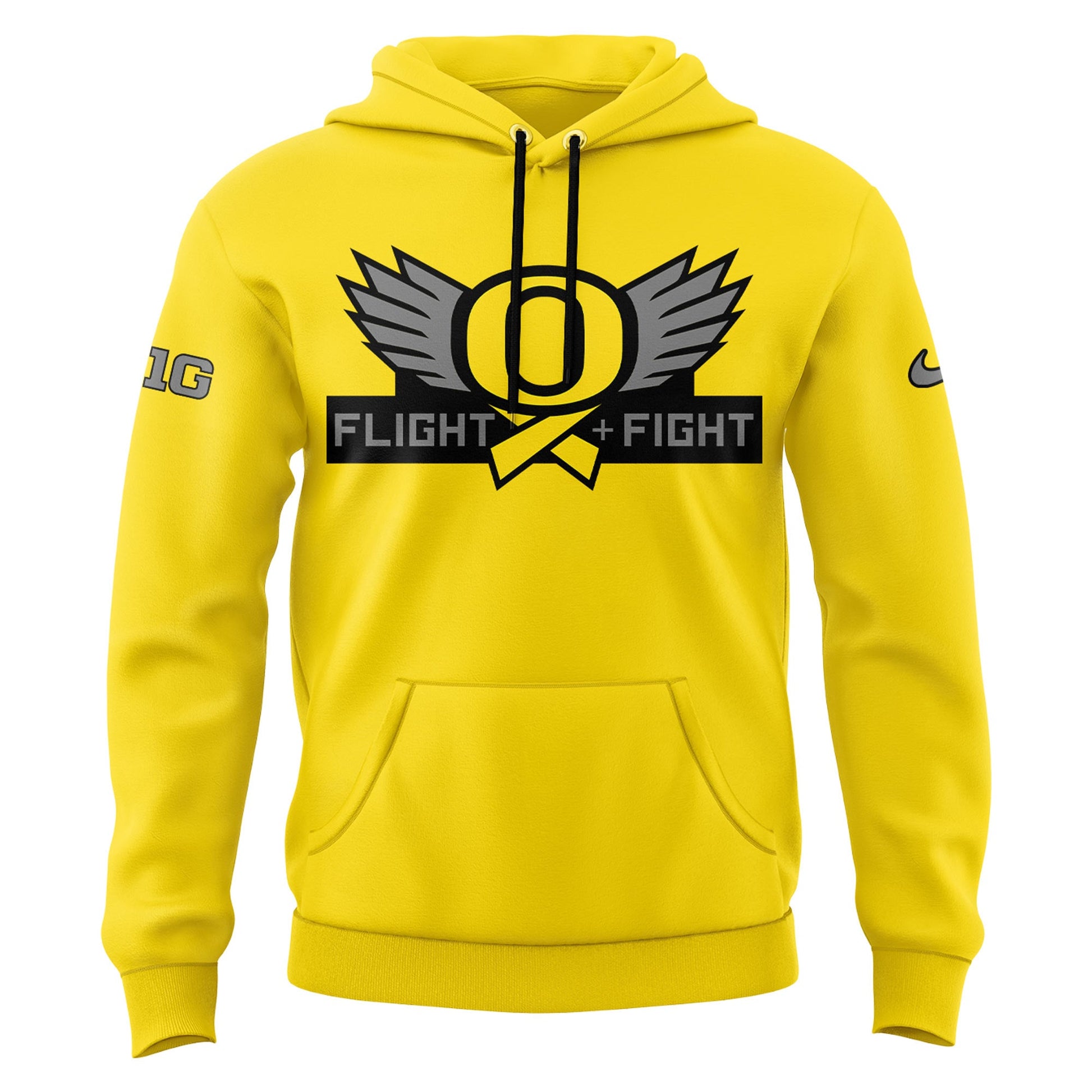 Oregon Ducks "Stomp Out Cancer" Heroes Hoodie