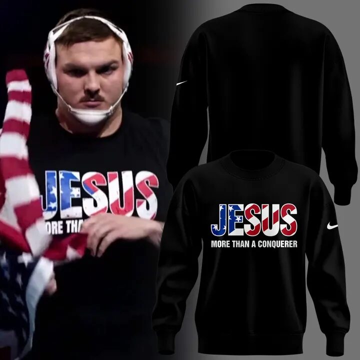 Limited Edition Wyatt Hendrickson JESUS Sweatshirt-AB0326254002