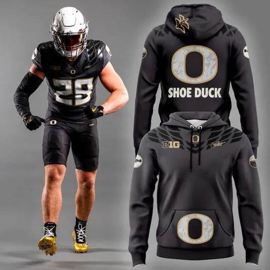 Limited Edition Ducks FB A Tribute to Phil and Bill “ShoeDuck” Dark Hoodie-AB0914250037