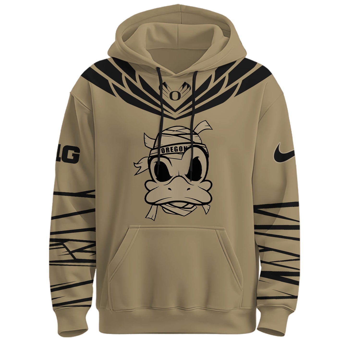 Limited Edition Ducks Football “The Duck” White Hoodie-AB0926251000